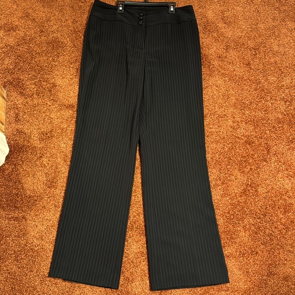 Tahari Black Pinstripe Blazer pants set - Picture 12 of 13